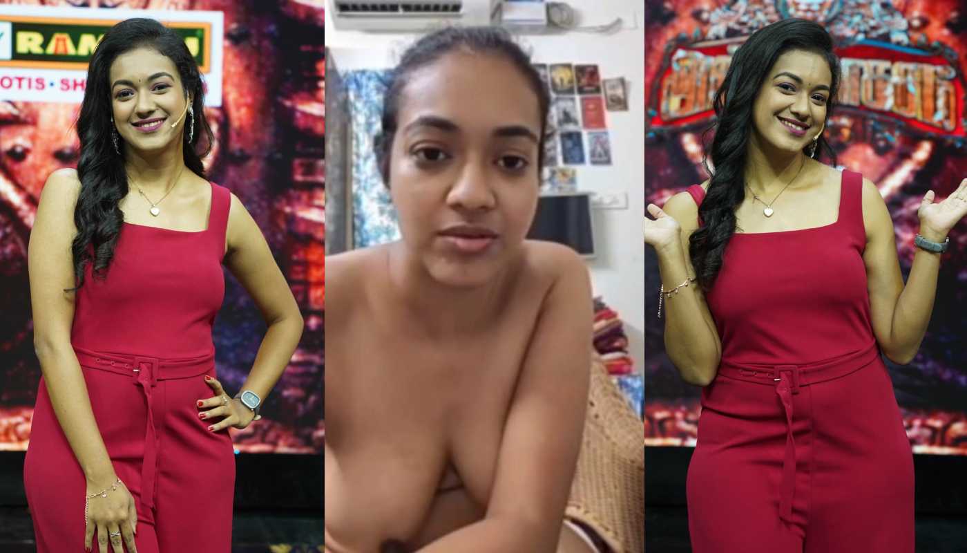 Tamil Serial Actress Shruthi Narayana Fingering Videocall Leak