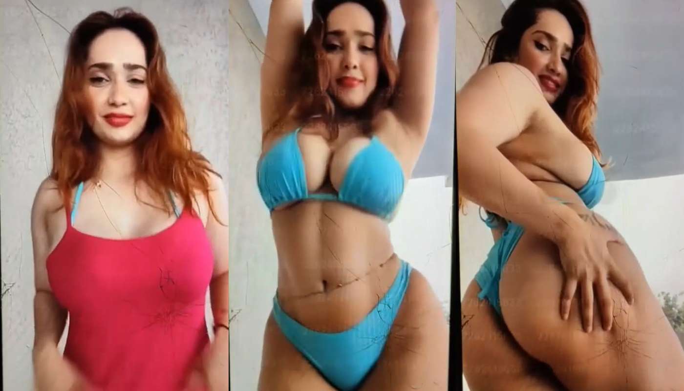 Aditi Mistry Nude Open Pool Live Part 3